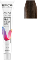 Гель-краска для волос Epica Professional Colordream 7.18 (100мл, русый пепельно-жемчужный) - 
