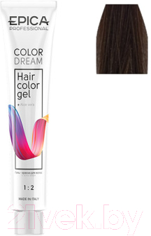 Гель-краска для волос Epica Professional Colordream 7.73 (100мл, русый шоколадно-золотистый)