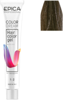 Гель-краска для волос Epica Professional Colordream 8.17 (100мл, светло-русый древесный ) - 