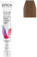 Гель-краска для волос Epica Professional Colordream 9.71 (100мл, блондин шоколадно-пепельный) - 