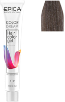 Гель-краска для волос Epica Professional Colordream 8.18 (100мл, светло-русый пепельно-жемчужный) - 