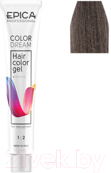 Гель-краска для волос Epica Professional Colordream 8.18 (100мл, светло-русый пепельно-жемчужный)