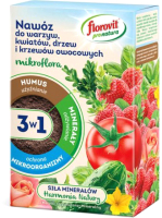 Удобрение Florovit Про Натура Микрофлора 3в1 для овощей, цветов и плодовых гран. (1кг, коробка) - 