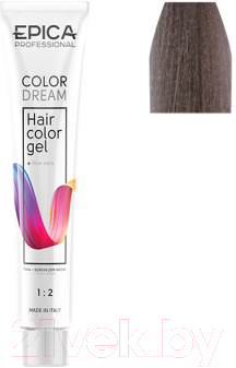 Гель-краска для волос Epica Professional Colordream 8.21 (100мл, светло-русый перламутрово-пепельный)