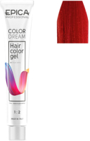 Гель-краска для волос Epica Professional Colordream 77.66 (100мл, русый красная смородина) - 