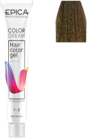 Гель-краска для волос Epica Professional Colordream 8.71 (100мл, светло-русый шоколадно-пепельный) - 