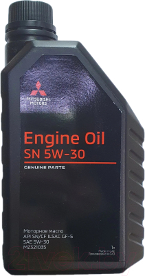 Моторное масло Mitsubishi Engine Oil 5W30 SN/CF GF-5 / MZ321035 (1л)