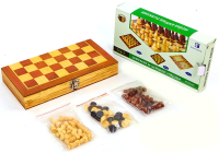 Набор настольных игр Xinliye Шахматы, шашки, нарды / W2408 - 