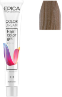 Гель-краска для волос Epica Professional Colordream 9.12 (100мл, блондин перламутровый) - 