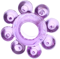 Эрекционное кольцо ToyFa 818001-4 (фиолетовый) - 