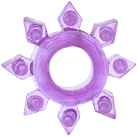 Эрекционное кольцо ToyFa 818002-4 (фиолетовый) - 