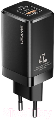 Зарядное устройство сетевое Usams US-CC137 / CC137TC01 (черный)