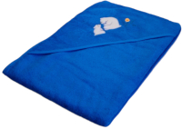 Полотенце с капюшоном Goodness Детское 100x100 (синий /зебра) - 