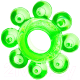 Эрекционное кольцо ToyFa 818001-7 (зеленый) - 