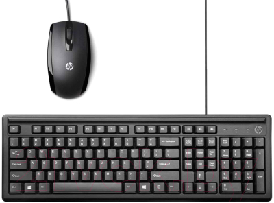 

Клавиатура+мышь HP, 100 Wired Mouse and Keyboard (240J7AA)