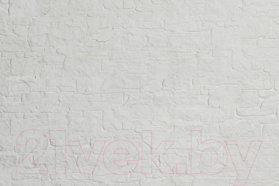 Декоративный камень гипсовый РуБелЭко Хельсинки 1 Х1бел Виброформованный (белый)