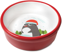 

Миска для животных, New Year Новогодний пингвин / 30231047