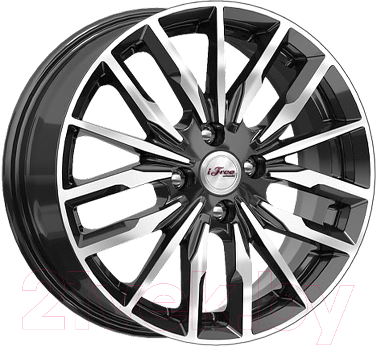 Литой диск iFree Миконос 16x6" 4x100мм DIA 54.1мм ET 45мм Блэк Джек