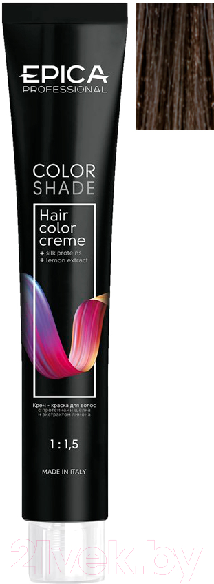 Крем-краска для волос Epica Professional Colorshade 7.17 (100мл, русый древесный)