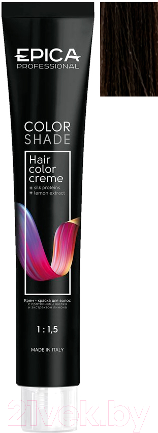 Крем-краска для волос Epica Professional Colorshade 7.7 (100мл, русый шоколадный)