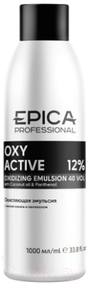 Эмульсия для окисления краски Epica Professional Oxy Active 12% 40 vol (1л)