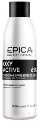 Эмульсия для окисления краски Epica Professional Oxy Active 6% 20 vol (1л)