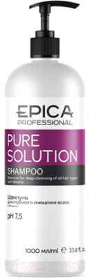 Шампунь для волос Epica Professional Pure Solution Для глубокого очищения (1л)
