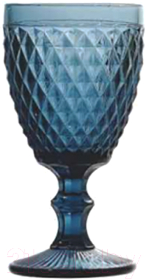 Набор бокалов South Glass Сетка 198 мл / SR-00815LXINBLUE (синий, 4шт)