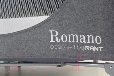 Кровать-манеж Rant Romano / RP100 (серый)
