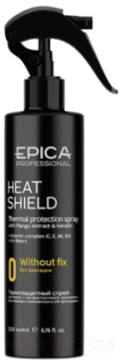 Спрей для волос Epica Professional Heat Shield с термозащитным комплексом (200мл)