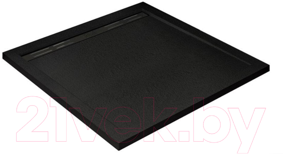 Экран для душевого поддона Cezares TRAY-AS-A-90-100-SCR-NERO — фото 2