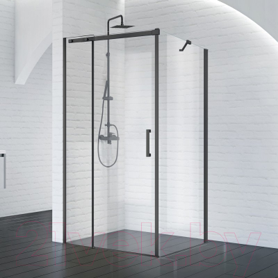 Душевой уголок BelBagno ACQUA-AH-1-130/90-C-NERO