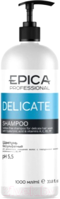 Шампунь для волос Epica Professional Delicate Бессульфатный (1л)
