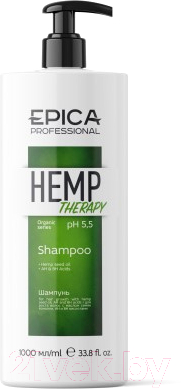 Шампунь для волос Epica Professional Hemp Therapy для роста волос (1л)