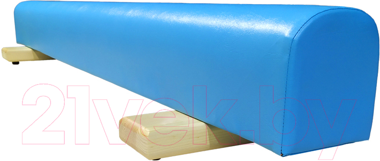 Бревно гимнастическое Dinamika Детское на опорах / ZSO-002268 (2м, мягкое)