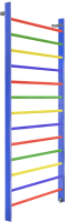 Шведская стенка Dinamika Цветная ZSO-000093 (2.8x1, сосна) - 