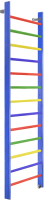 Шведская стенка Dinamika Цветная ZSO-000092 (2.8x0.8, сосна) - 