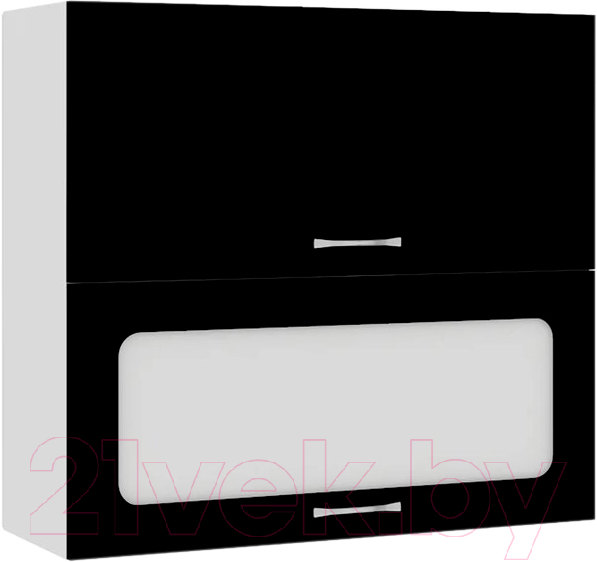 Шкаф навесной для кухни Кортекс-мебель Корнелия Мара ВШ80-2г1ст