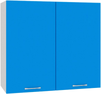 Шкаф навесной для кухни Кортекс-мебель Корнелия Мара ВШ80с (синий) - 