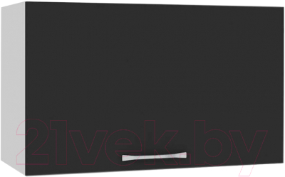 Шкаф под вытяжку Кортекс-мебель Корнелия Мара ВШГ60-1г-360 (черный)