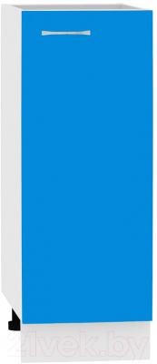 Шкаф-стол кухонный Кортекс-мебель Корнелия Мара НШ30р без столешницы (синий)