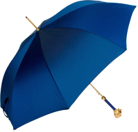 Зонт-трость Pasotti Leone Gold Oxford Blu - 
