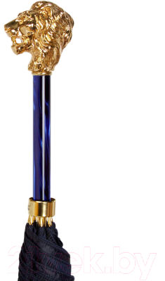 Зонт-трость Pasotti Leone Gold Oxford Blu