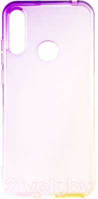 Чехол-накладка Case Gradient Dual для Huawei Y6s (фиолетовый/золото)