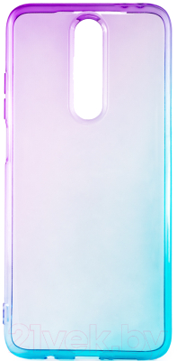 Чехол-накладка Case Gradient Dual для Redmi K30 (синий/фиолетовый)