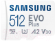 Карта памяти Samsung Evo Plus MicroSD 512GB (MB-MC512KA/RU) - 