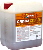 Олифа Colorika Оксоль Натуральная для наружных и внутренних работ (5л) - 