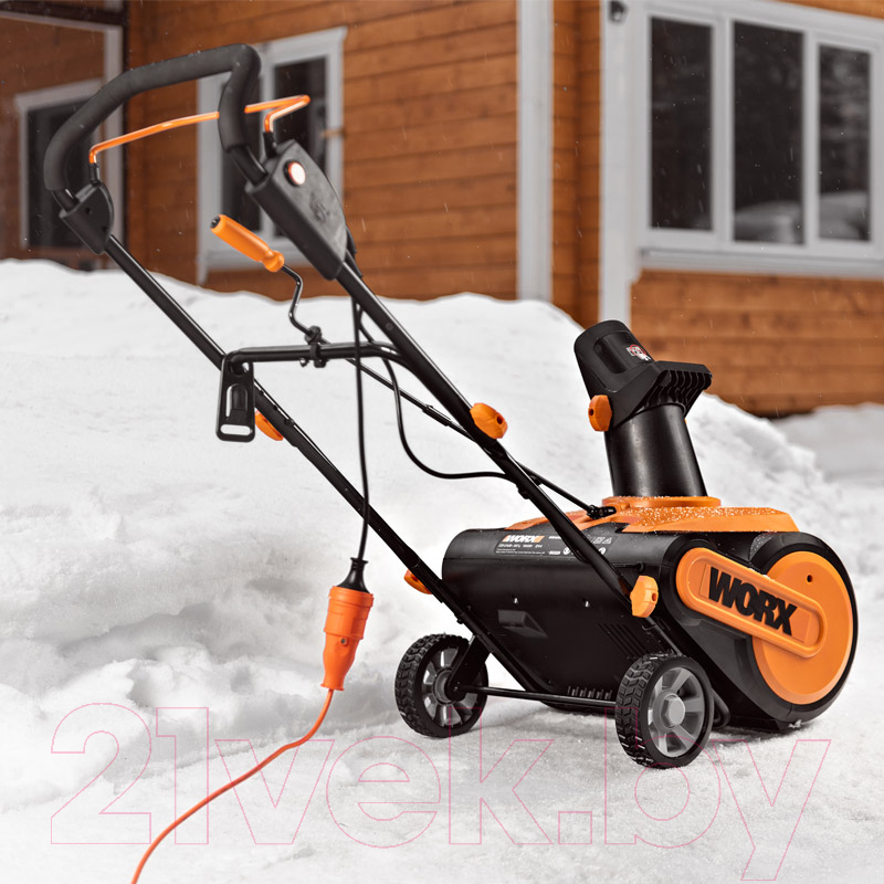 Снегоуборщик электрический Worx WG450E — фото 7