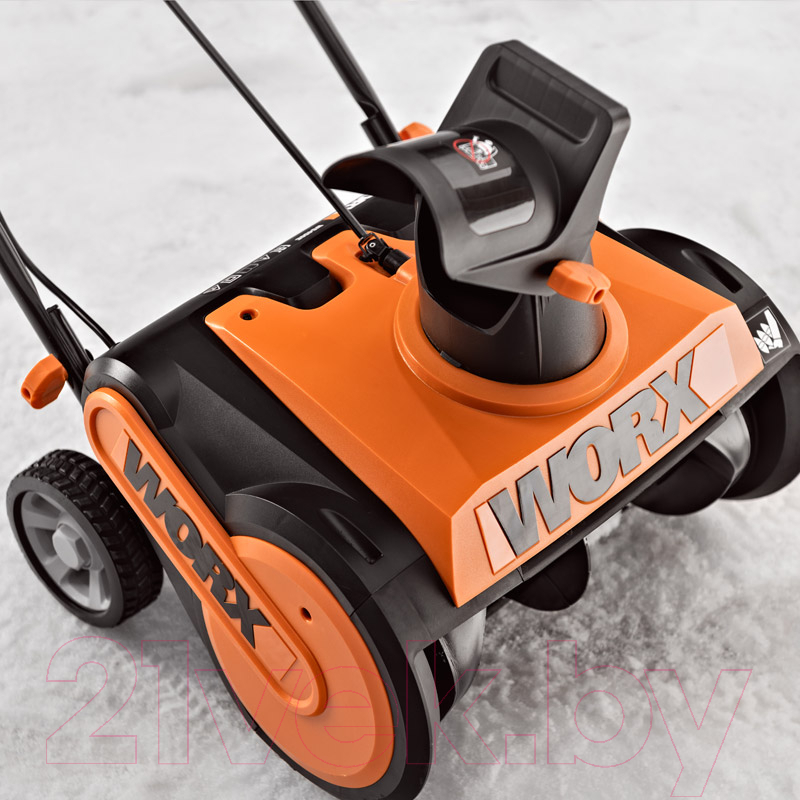 Снегоуборщик электрический Worx WG450E — фото 9