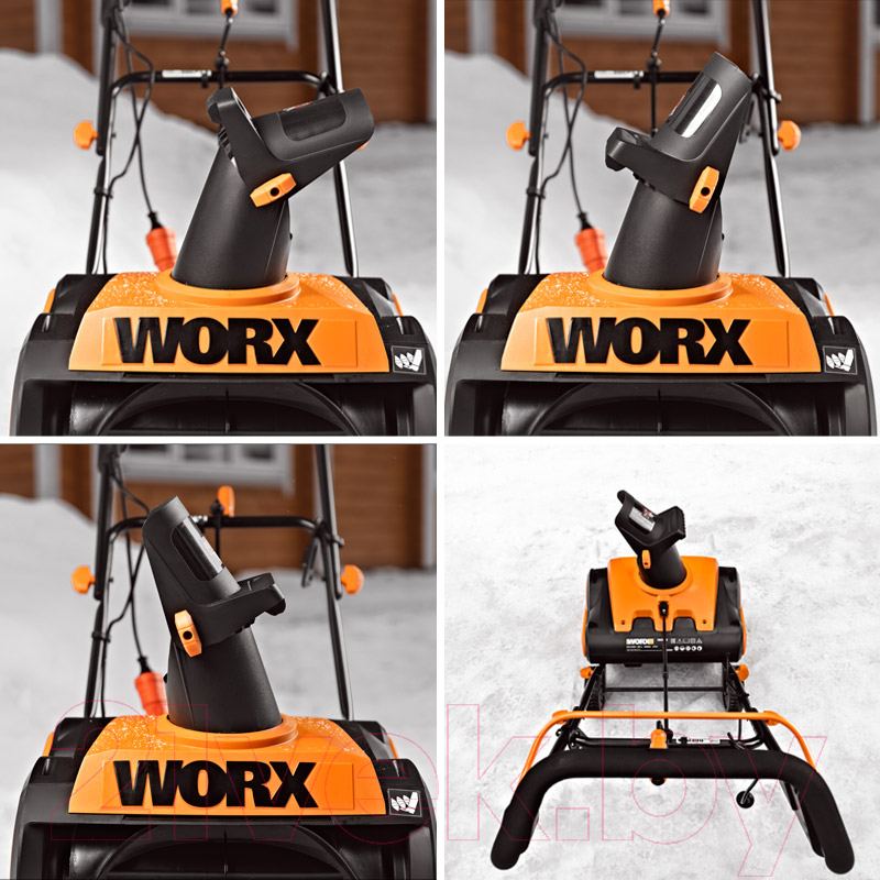 Снегоуборщик электрический Worx WG450E — фото 10